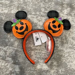 New with Tags Disney Mickey Pumpkin Ears